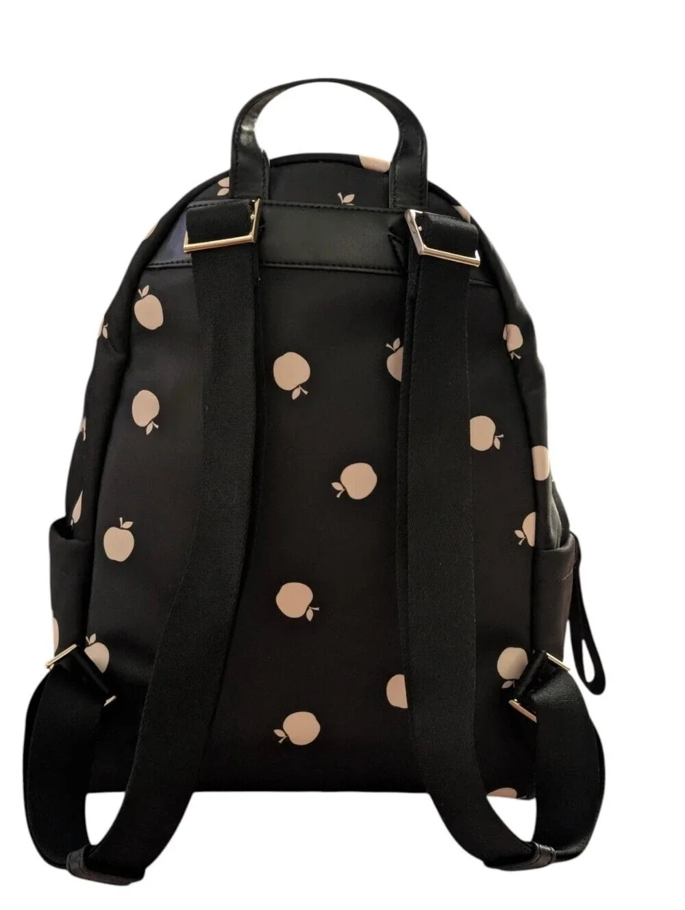 Kate Spade Set ♠️ Apple Print Chelsea Medium Black Backpack & micro Bag Charm